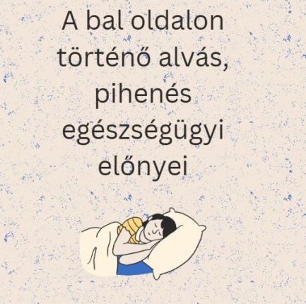 A bal oldalon történő alvás, pihenés egészségügyi előnyei