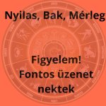 Nyilas, Bak, Mérleg – Figyelem! Fontos üzenet nektek